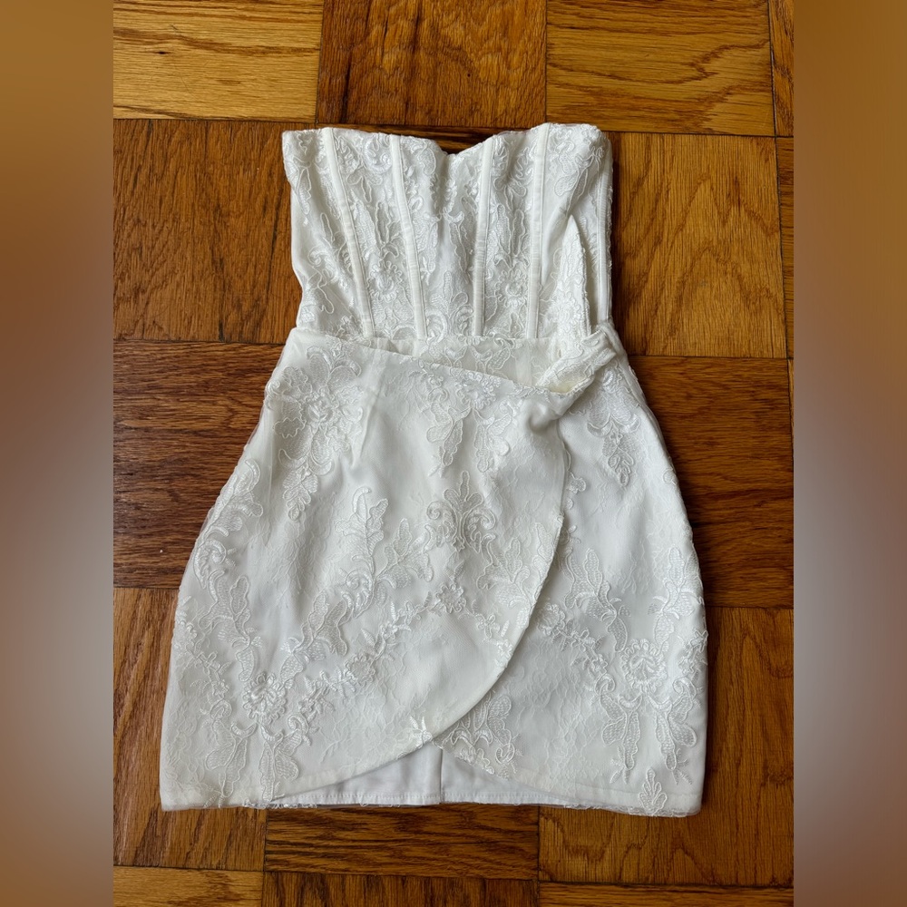 V Chapman Nigella Dress White